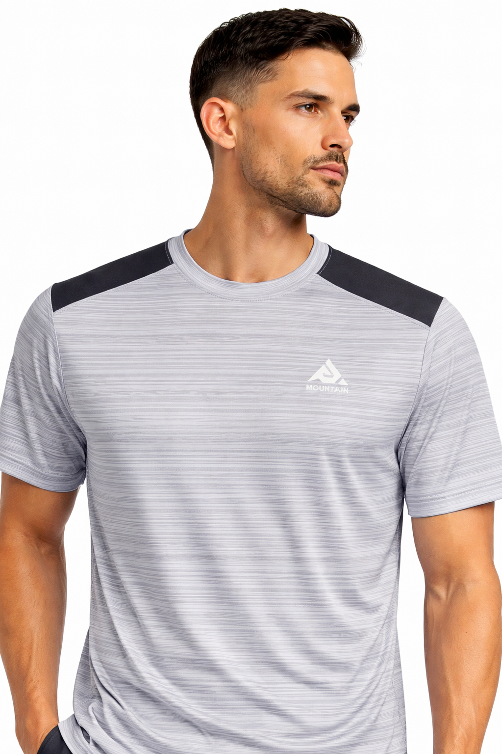 Mountain Performance Training Set – Lightweight T-Shirt in Silver